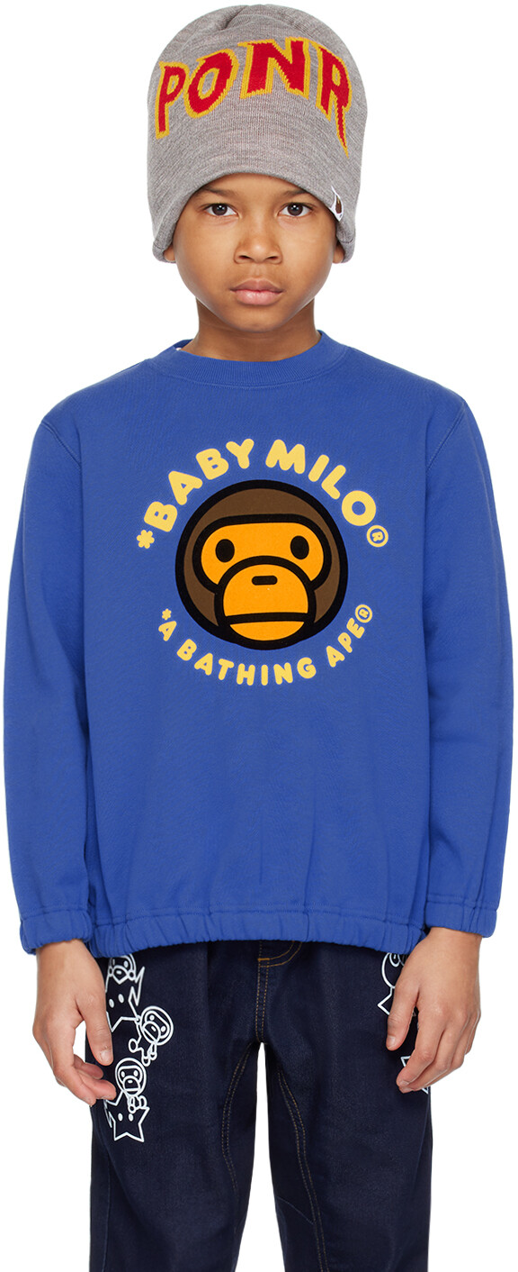 

Дети Baby Milo Толстовка Синий Bape