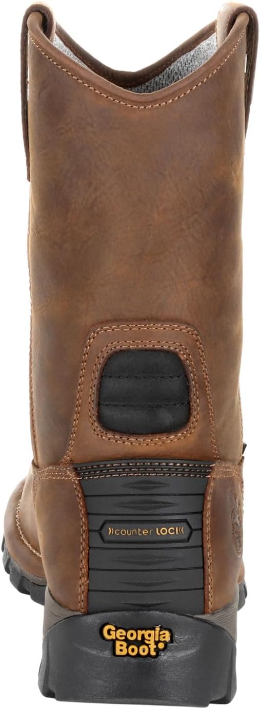 Ботинки Georgia Boot Eagle One с водонепроницаемой конструкцией и удобным верхом, 12 Wide Brown — фото 4
