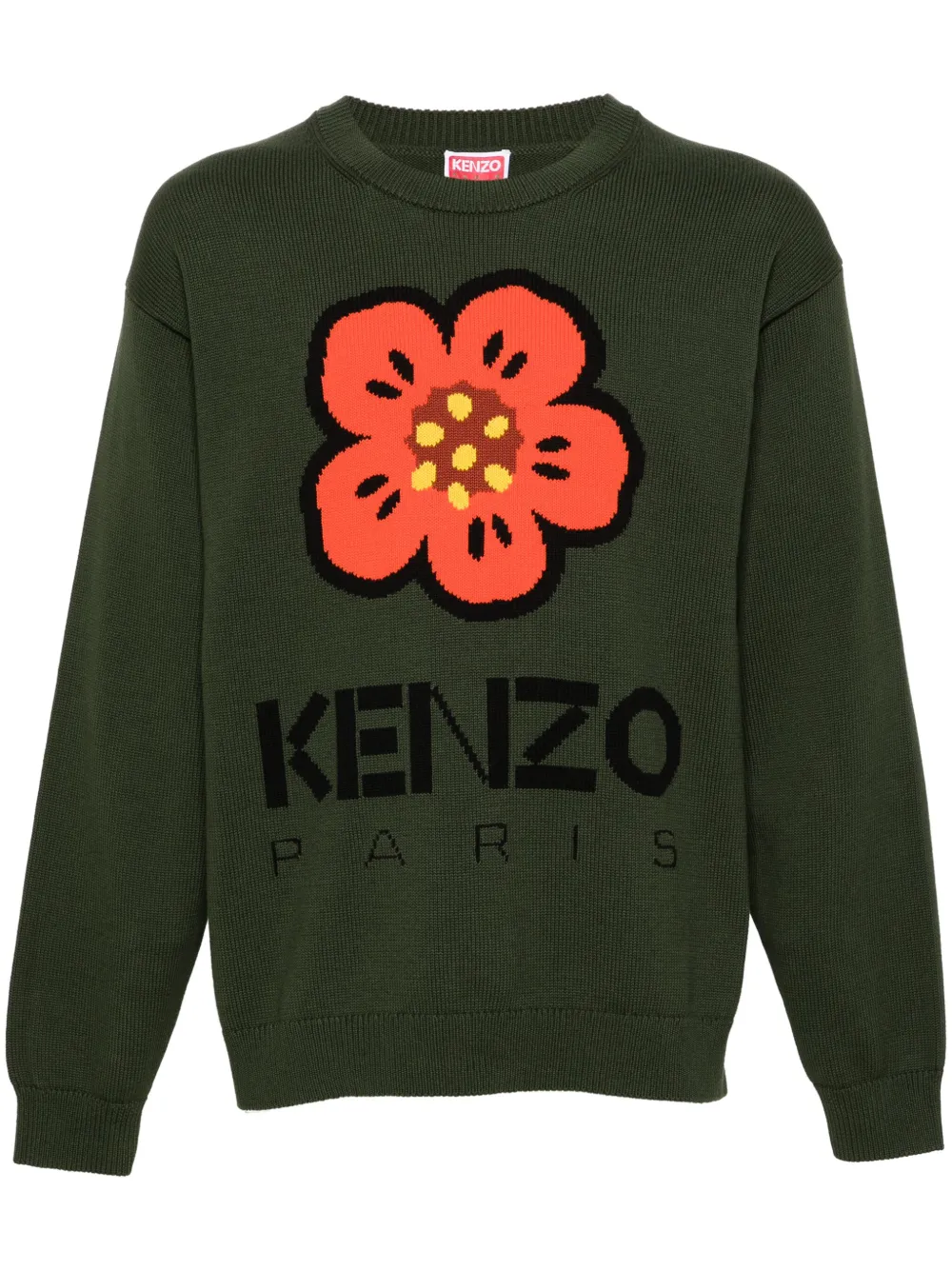 

Джемпер Boke Flower Kenzo, зеленый