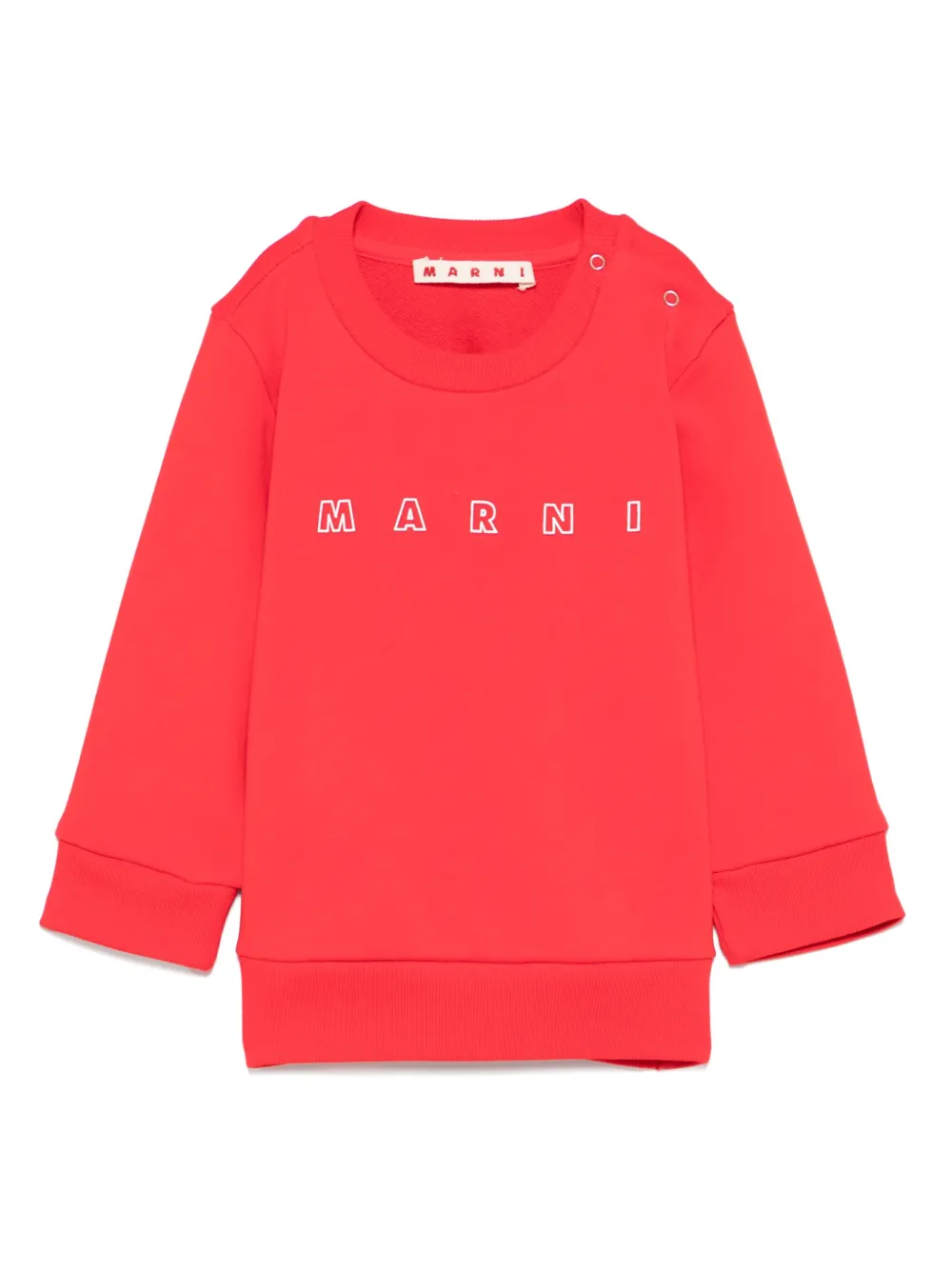 

Толстовка с логотипом Marni Kids, красный