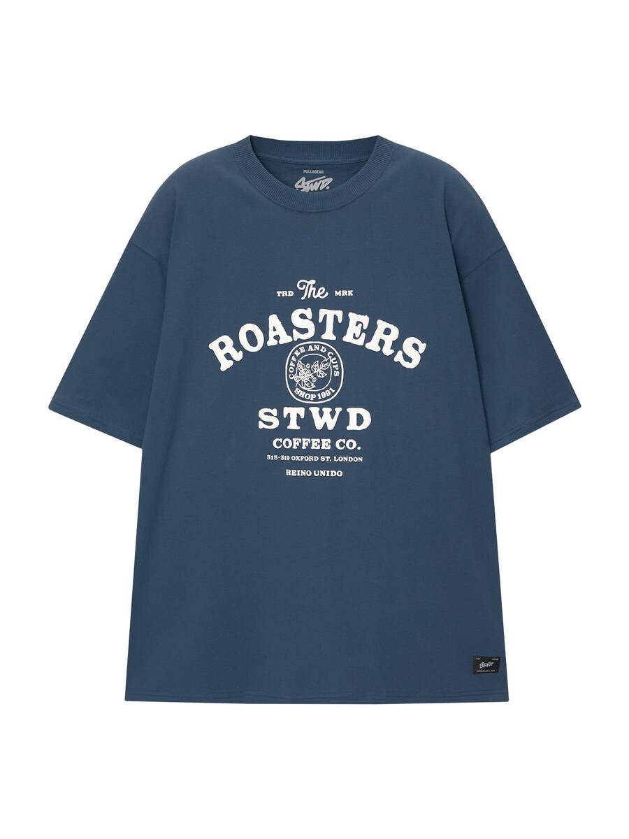 

Рубашка Pull&Bear, цвет Sapphire