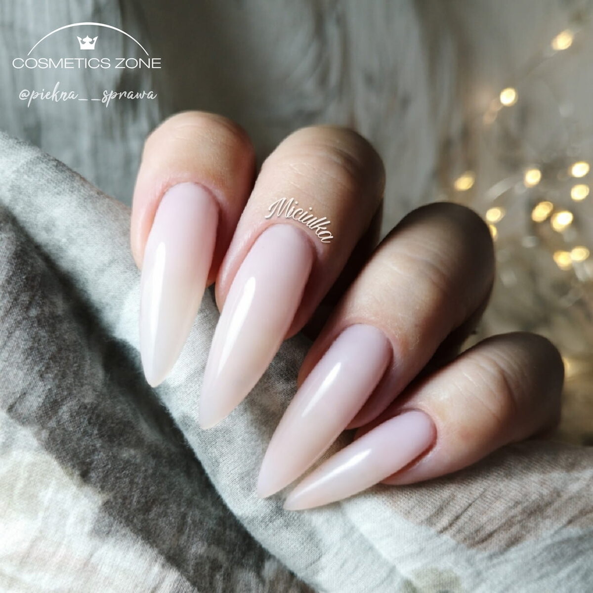Светло-розовая строительная гибридная база Solid Base Light Pink 7мл Cosmetics Zone — фото 3