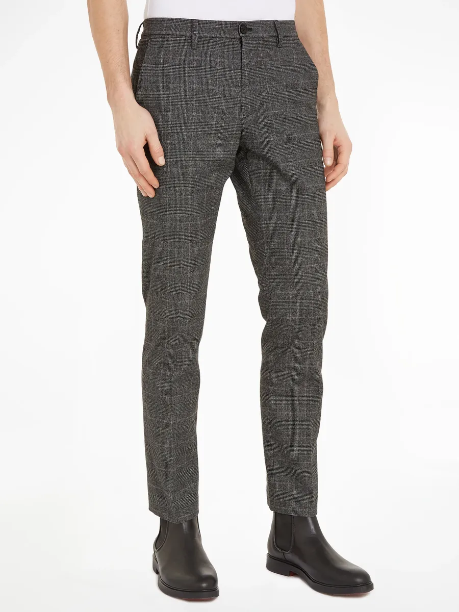 

Брюки с 5 карманами Tommy Hilfiger "DENTON BRUSHED CHECK", цвет Desert Sky