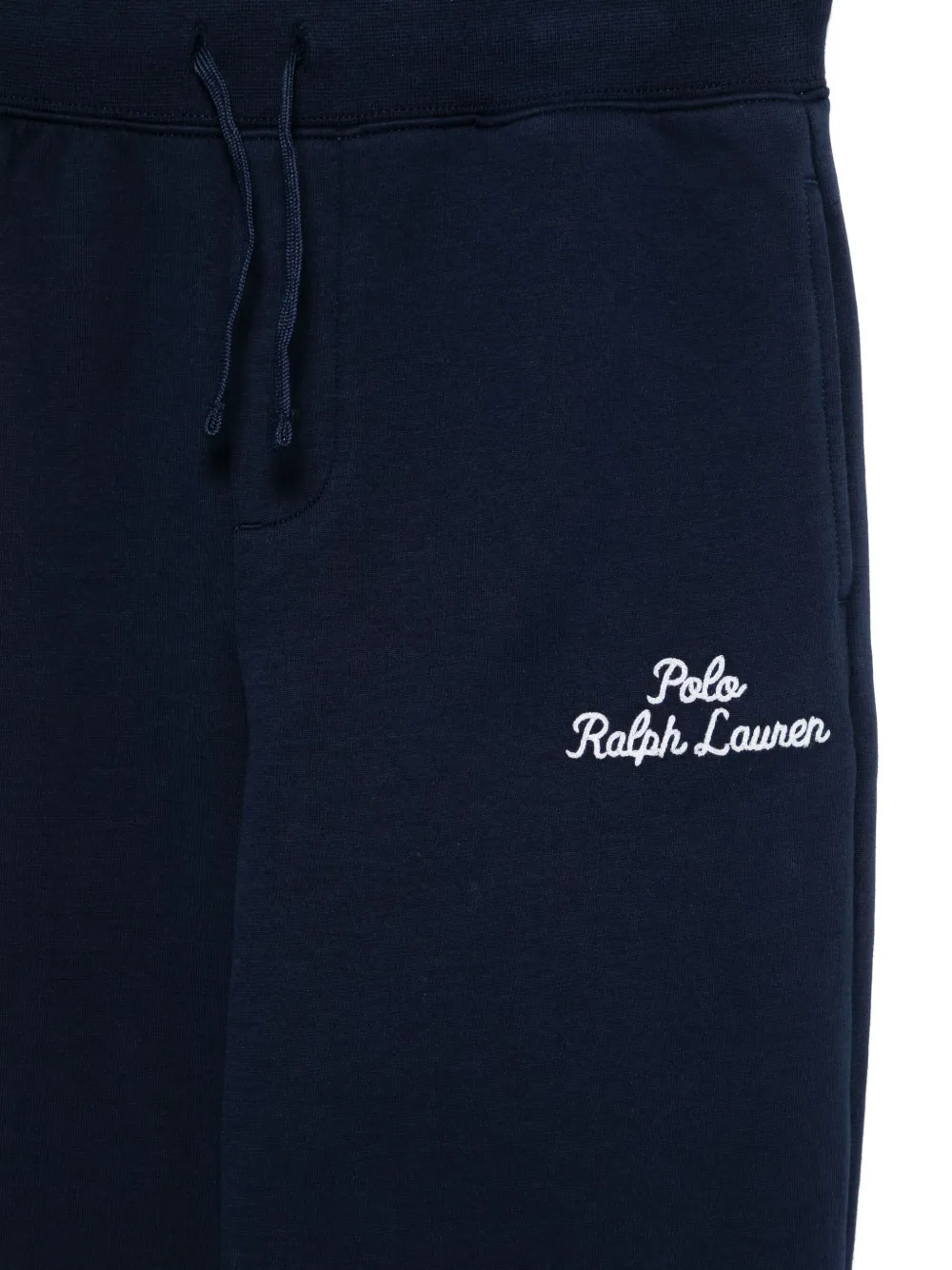 Спортивные брюки с вышитым логотипом POLO RALPH LAUREN KIDS, синий — фото 3