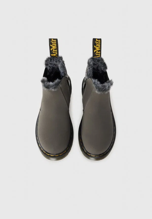 Зимние ботинки леонора Dr. Martens, Dark Grey — фото 4