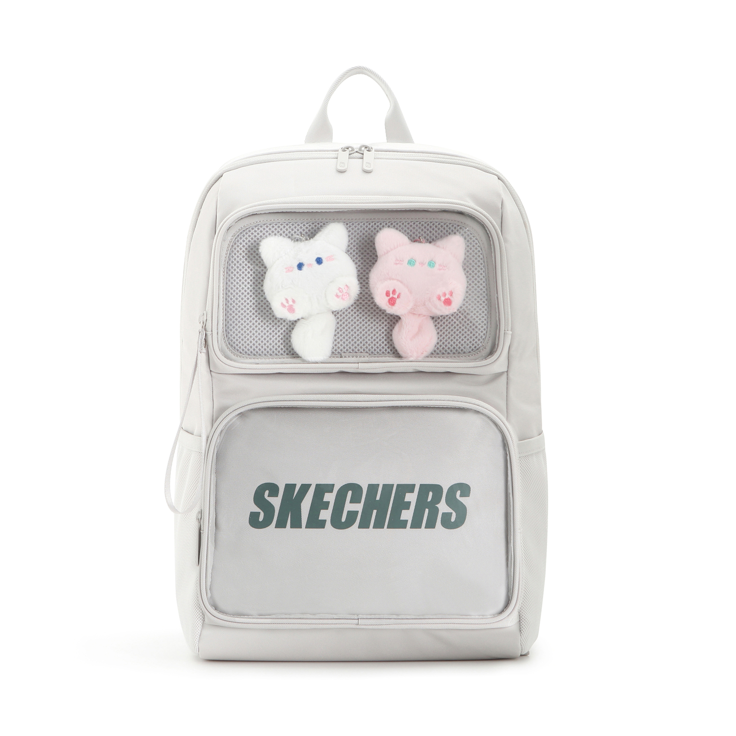 

Skechers Стильный минималистичный рюкзак унисекс лунно-серый, Lunar Gray+Longtail Cat