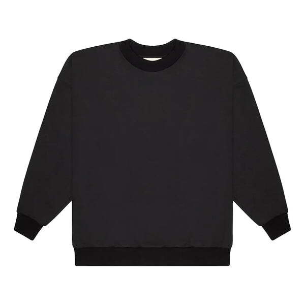 Толстовка back logo crewneck sweatshirt 'black' Fear Of God, черный — фото 3