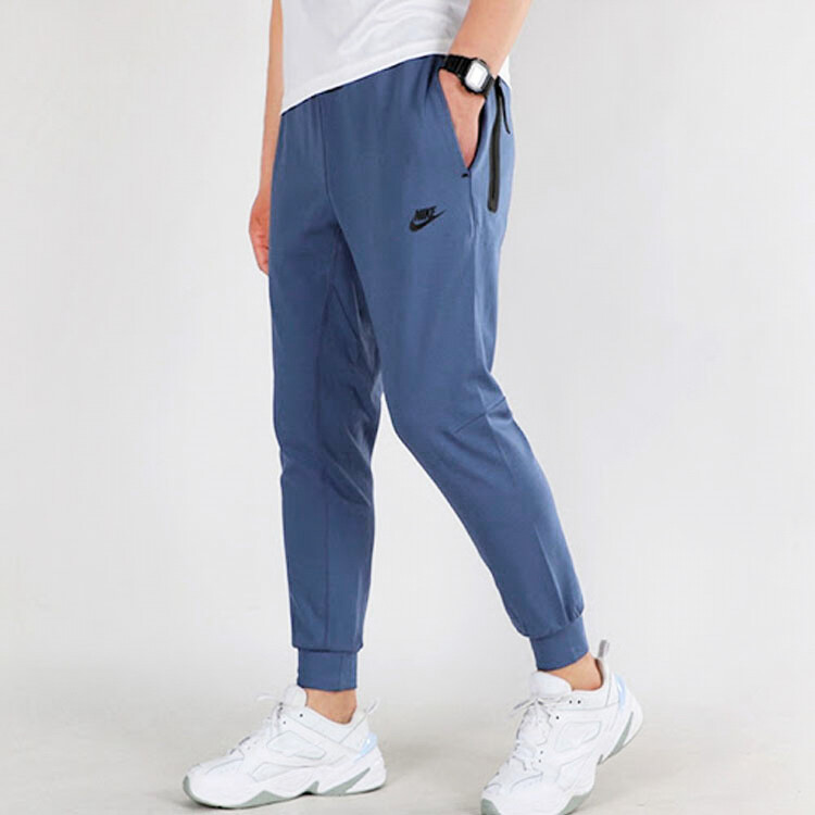 Трикотажные спортивные штаны мужские Fenn Blue Nike, синий — фото 4