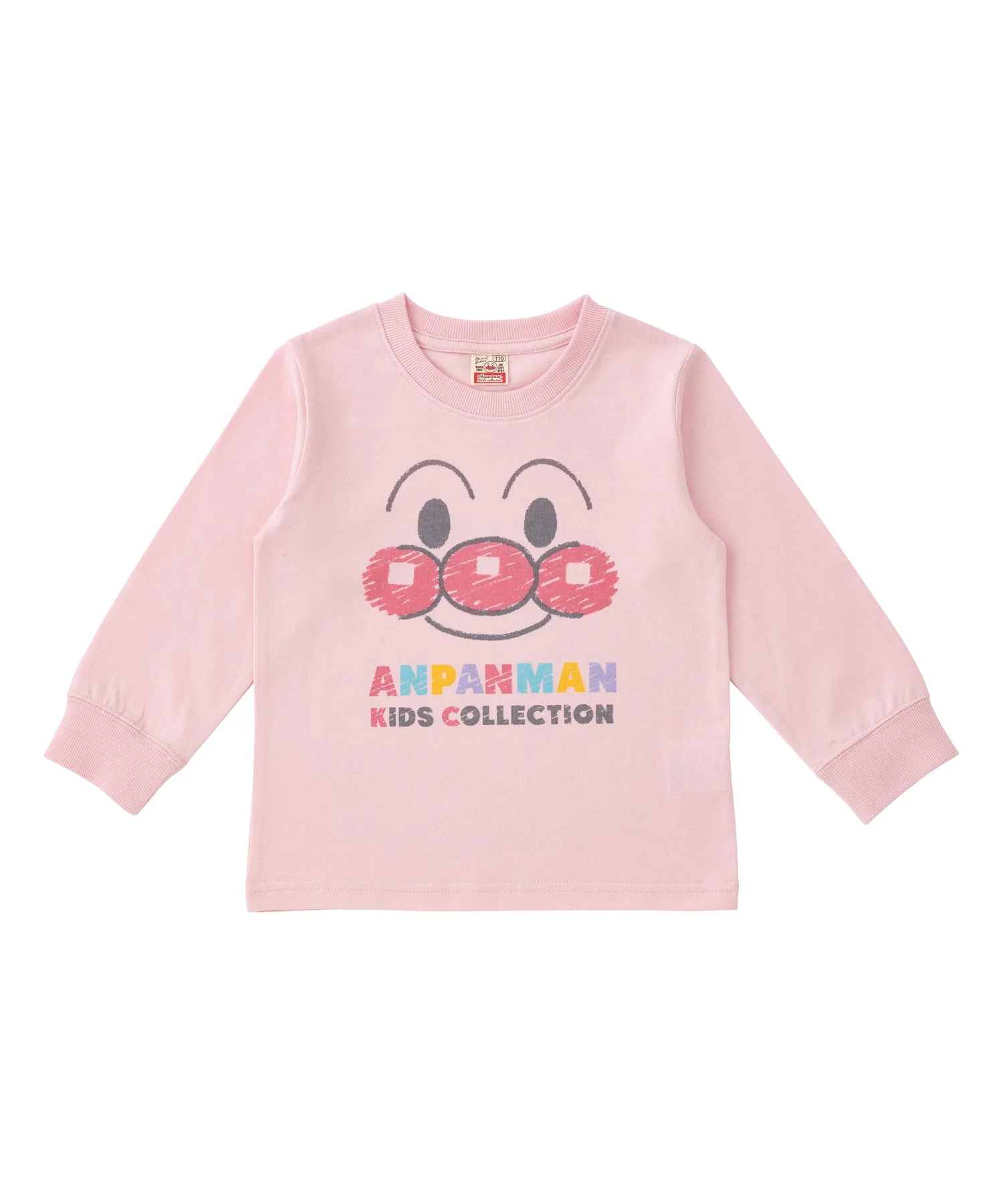 Детская футболка с длинными рукавами ANPANMAN KIDS COLLECTION розовая
