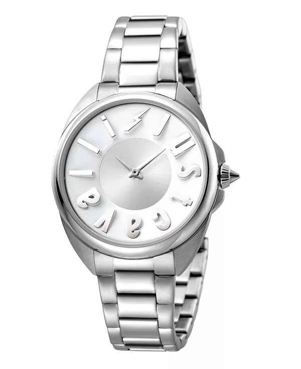 

Женские серебряные часы с браслетом из нержавеющей стали, 34 мм Just Cavalli, silver