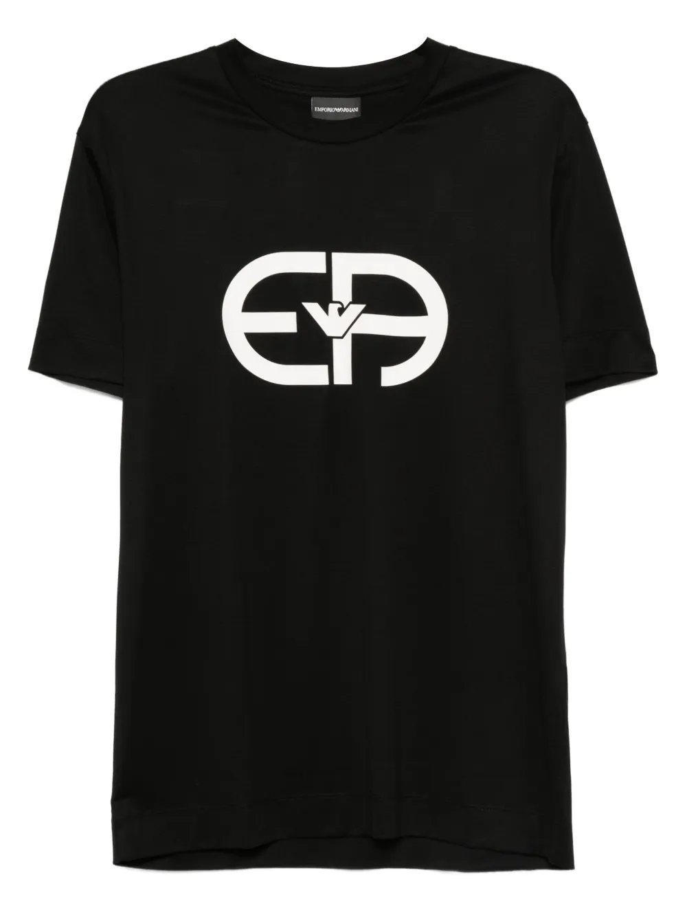 

Футболка с логотипом EMPORIO ARMANI, черный