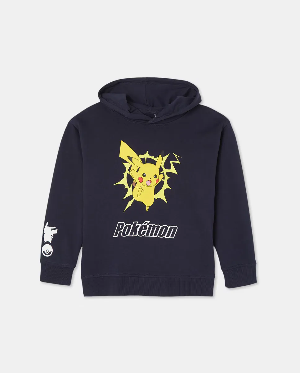 

Толстовка Pokemon с капюшоном на молнии Kids El Corte Inglés, серый