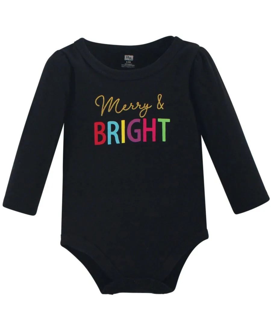 Хлопковый боди, брюки и комплект обуви Hudson Baby, Merry & Bright — фото 2