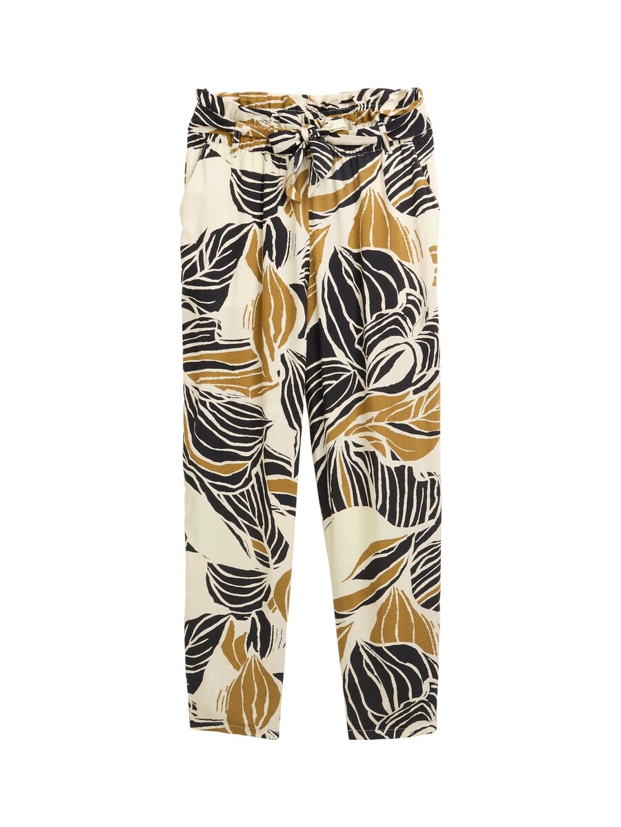 

Брюки свободного кроя TOM TAILOR, Beige/Black