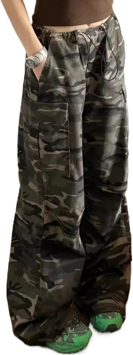 

CUTEGAL Camo Pants Women Y2k