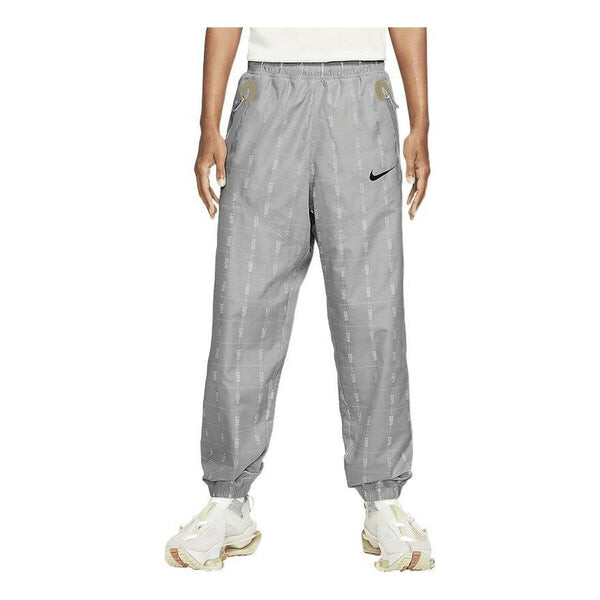 

Брюки ispa series adjustable drawstring design casual breathable sports long pants large gray Nike, серый