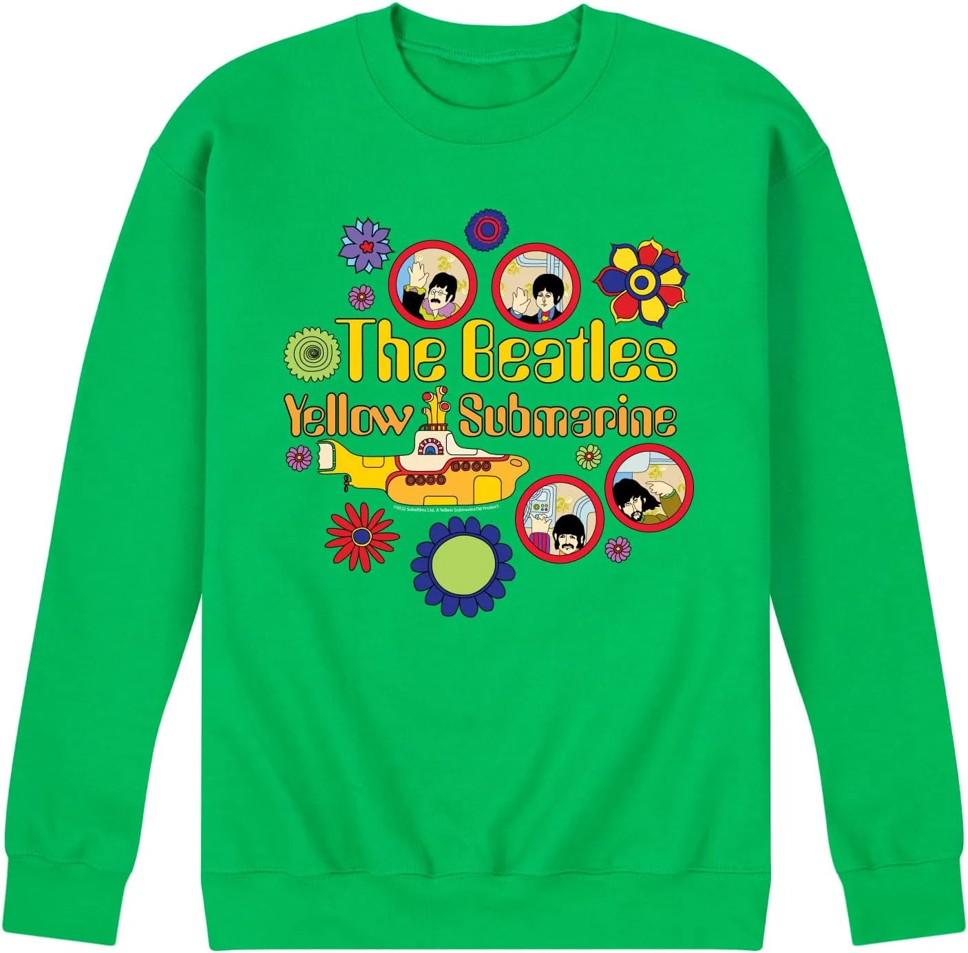 

Толстовка The Beatles Yellow Submarine с круглым вырезом