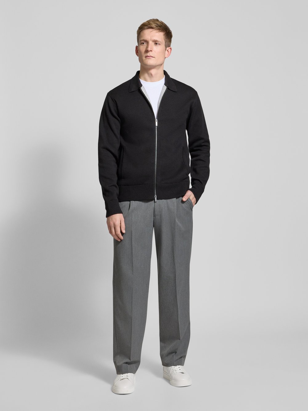 

Кардиган с застежкой-молнией CK Calvin Klein, черный