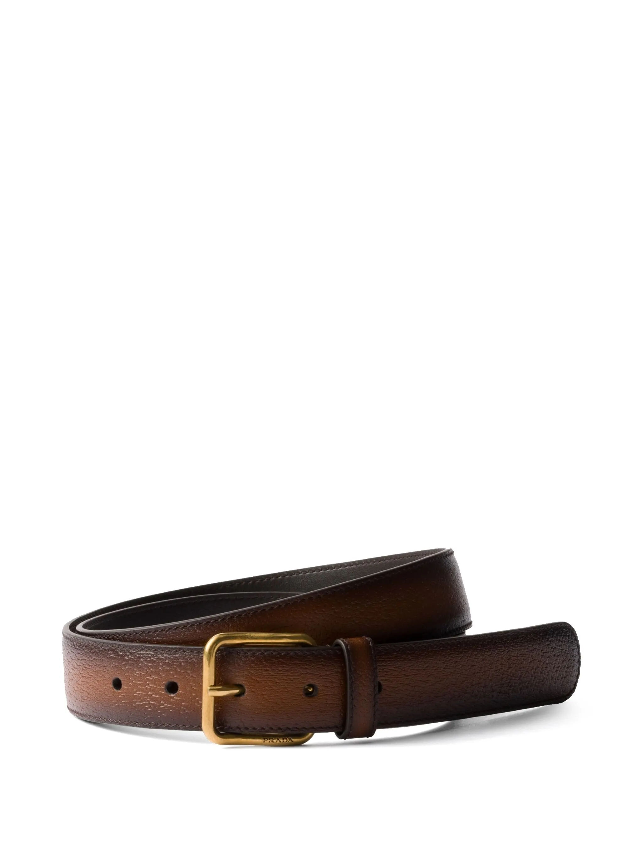 

Кожаный ремень Prada, коричневый
