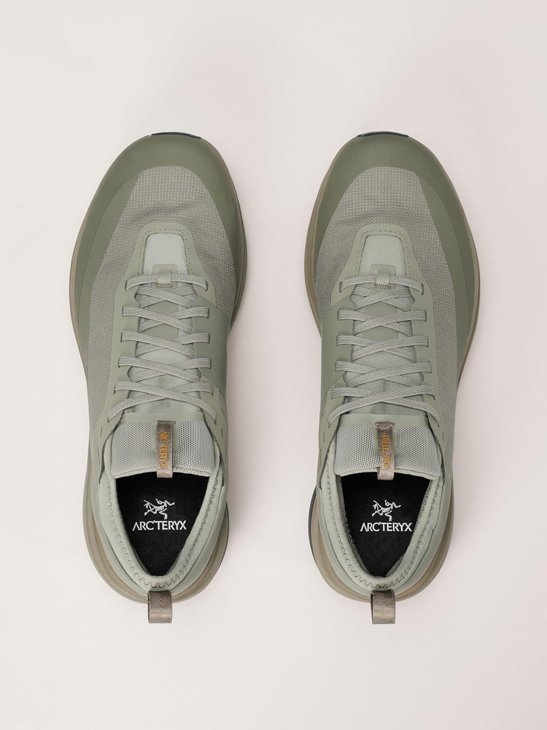 Мужские беговые кроссовки Arc'teryx Sylan GTX, Водонепроницаемые и дышащие трейловые кроссовки Gore-Tex с рокер-подошвой для скорости, Forage/Tatsu — фото 4