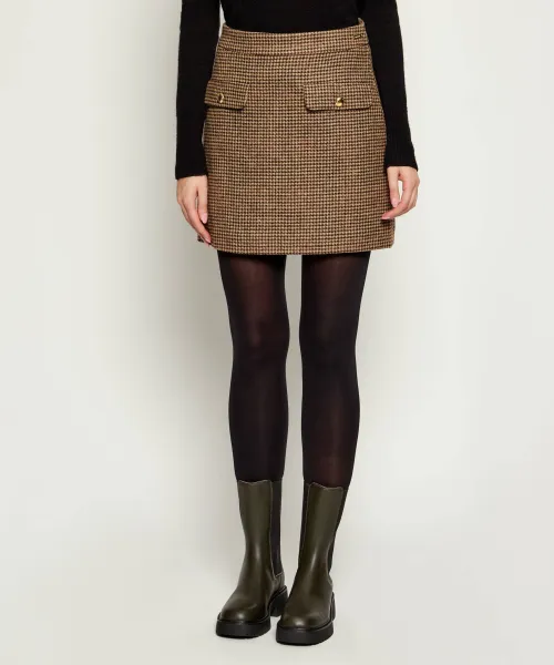 

Юбка из шерсти София Barbour, коричневый