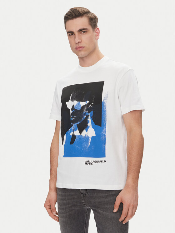 

Футболка обычного кроя A2M17036 Karl Lagerfeld, белый