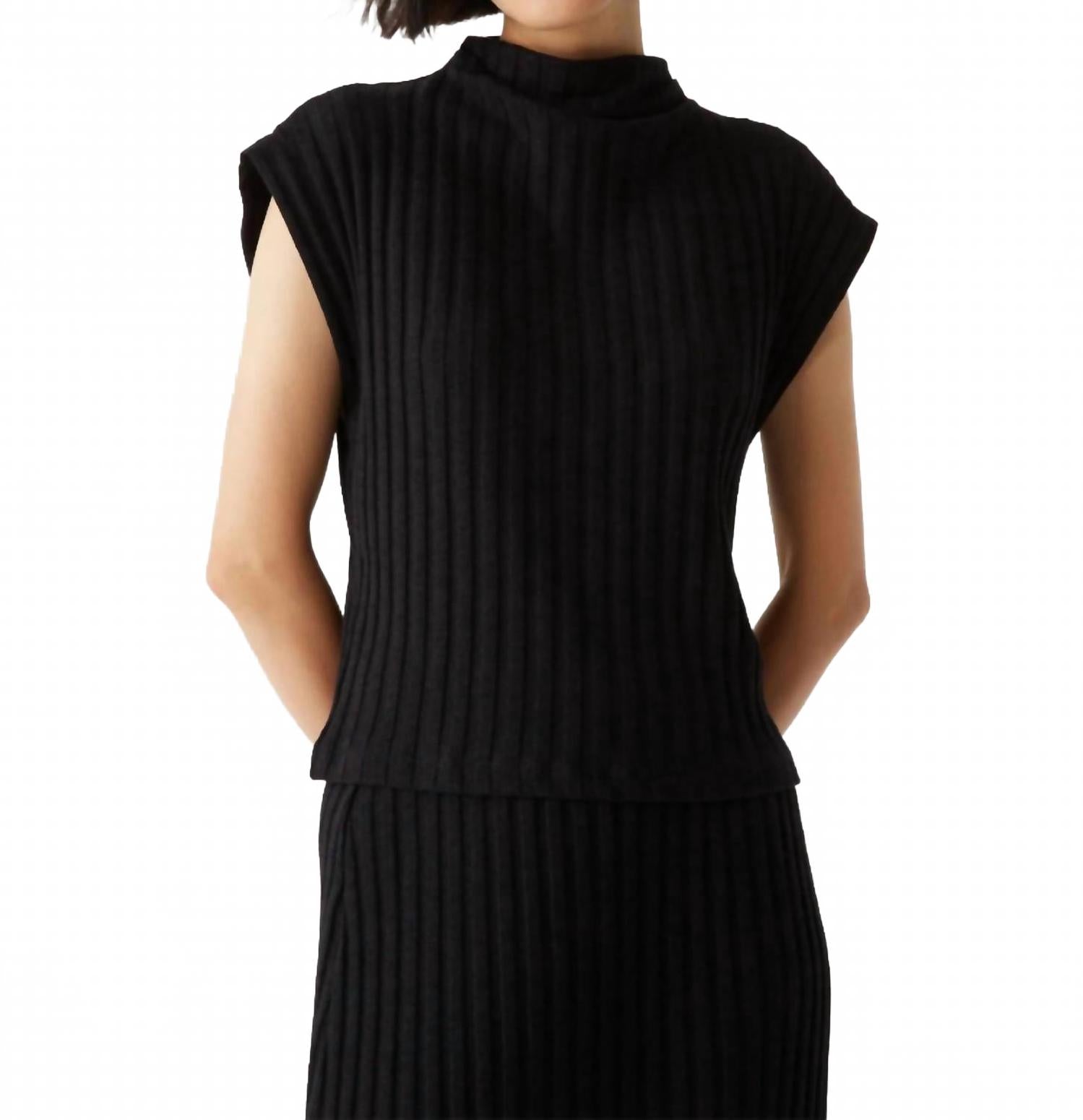 

Топ Nara с воротником-стойкой, черный Michael Stars, черный