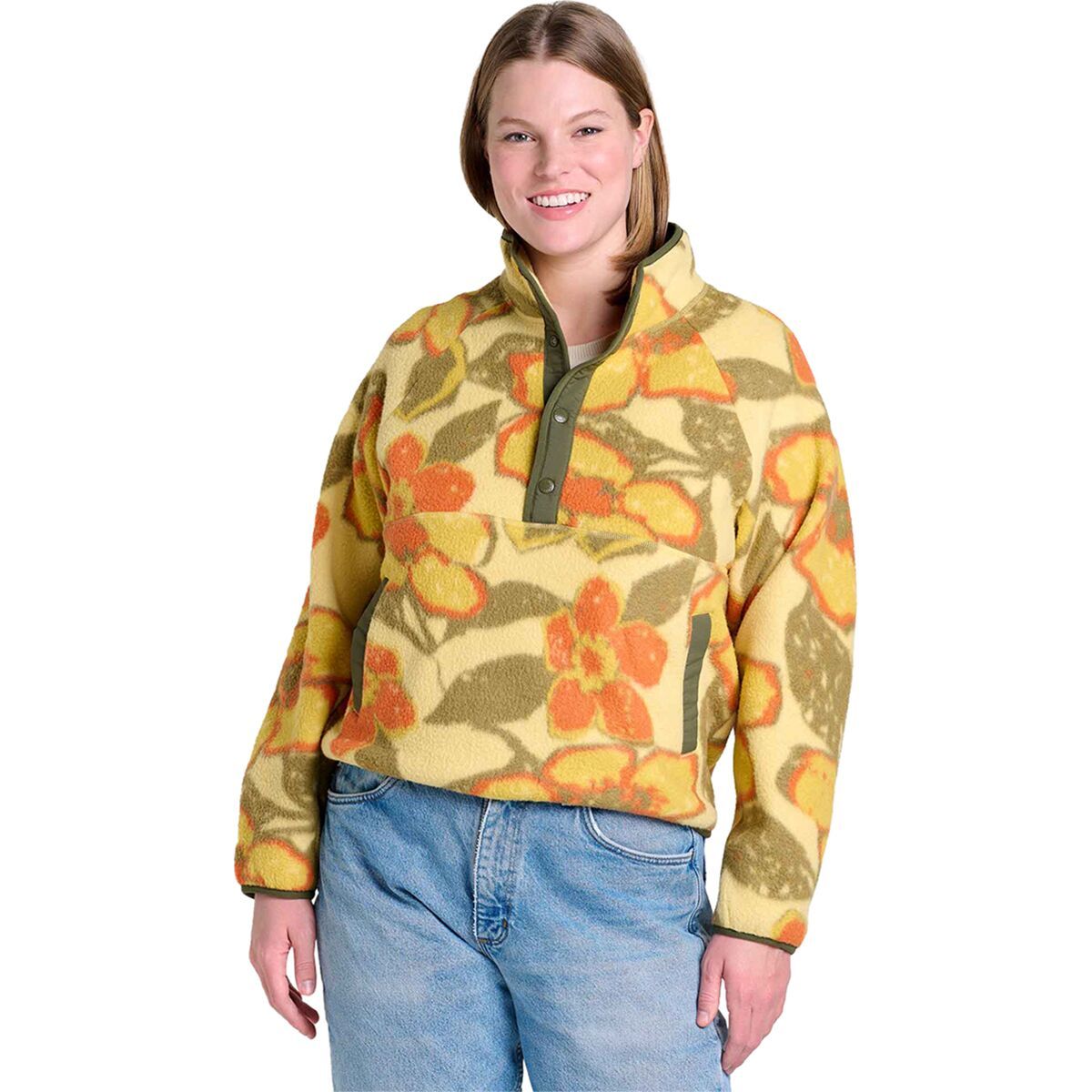 

Кампо флисовая толстовка Toad&Co, цвет rattan floral print