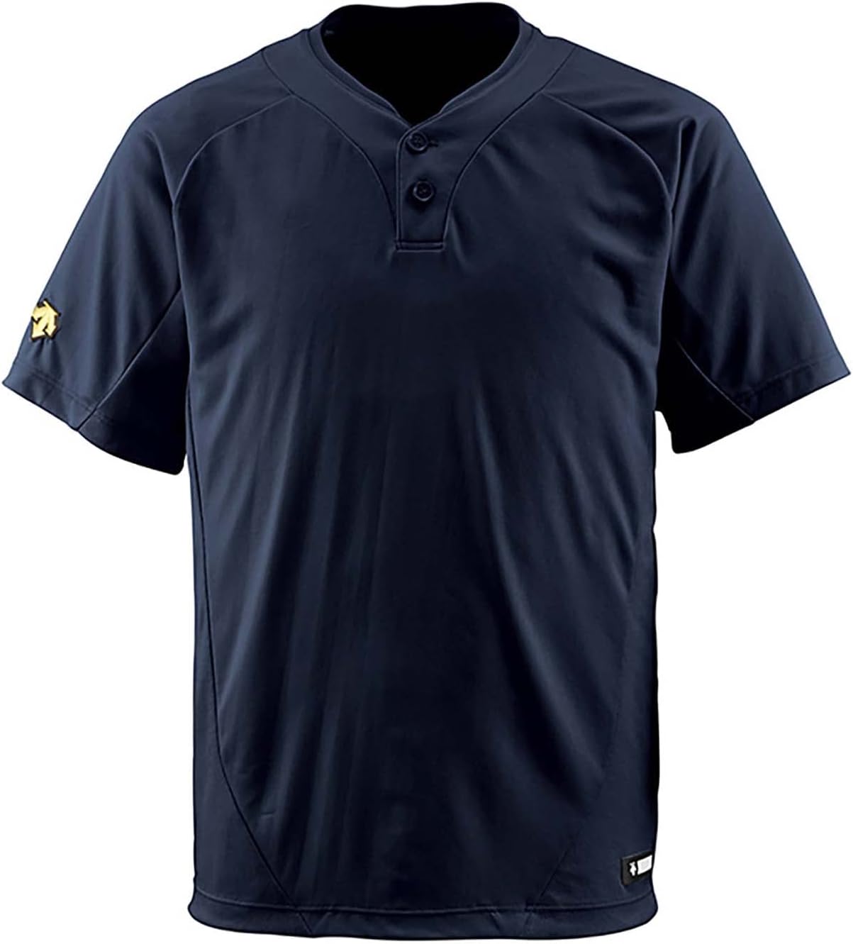 

Футболка с коротким рукавом DESCENTE, бейсбольная футболка, бейсбольная рубашка DB201, черный