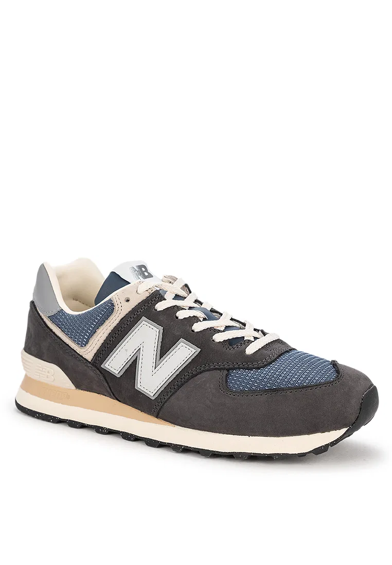 Кроссовки, 574, New Balance, черный — фото 2