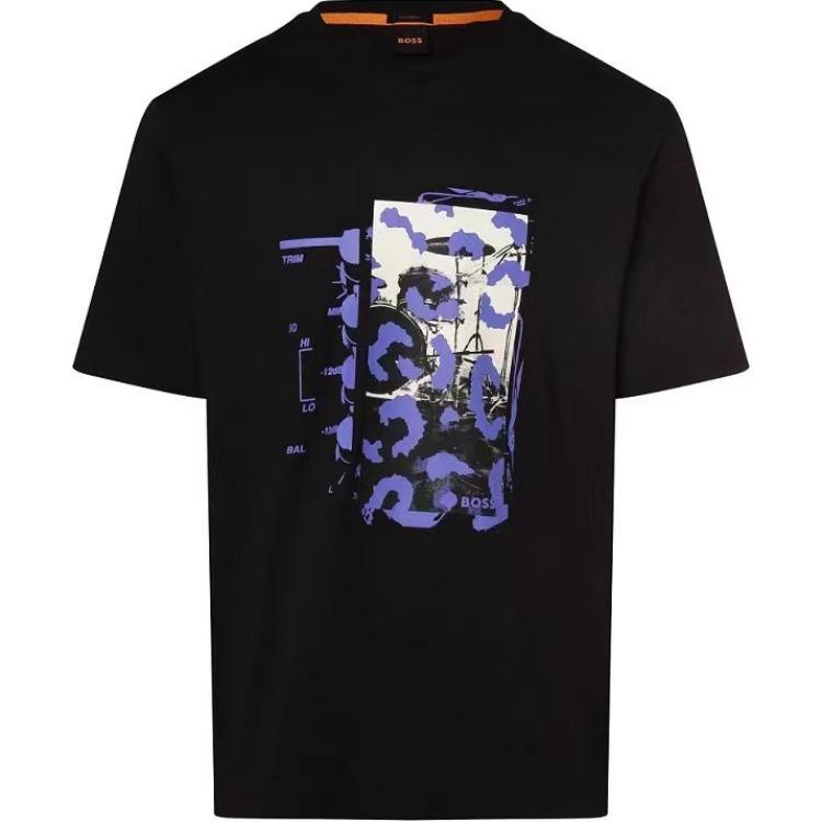 

Футболка мужская черная HUGO BOSS