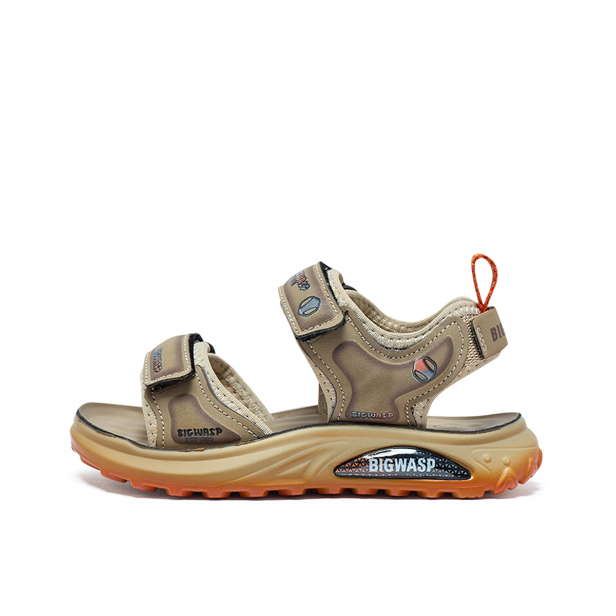 

Slip Resistant Breathable Lightweight Cushioning Abrasion Resistant Sandal Kids' BIG WASP, хаки