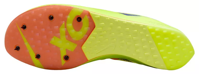 Кроссовки Nike ZoomX Dragonfly для беговые лыж, зеленый/фиолетовый — фото 2