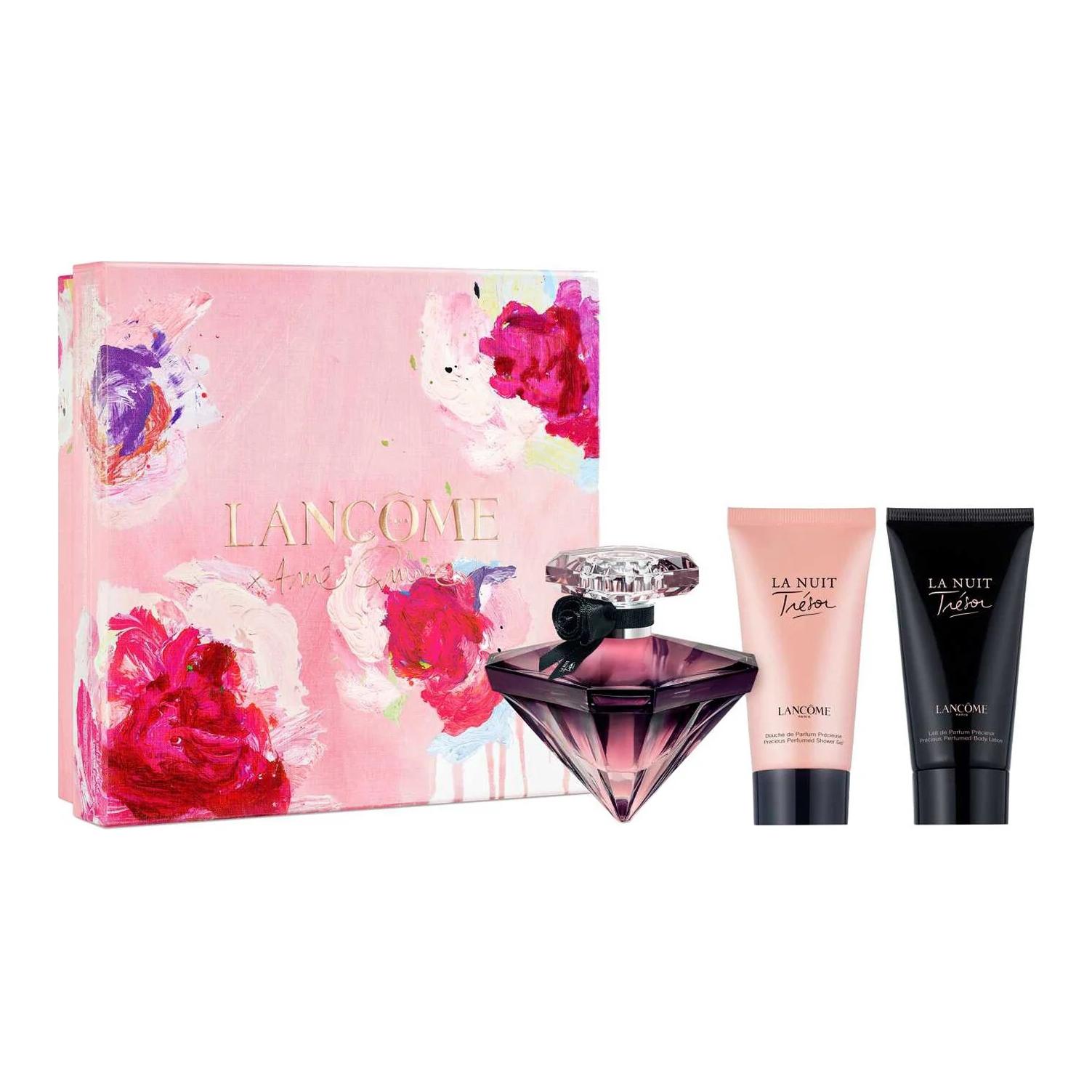 

LANCOME La Nuit Trésor Box Perfume Sets Eau De Parfum EDP Pink Pepper Lemon Oriental Culinary Scent 50ml+50ml+50ml