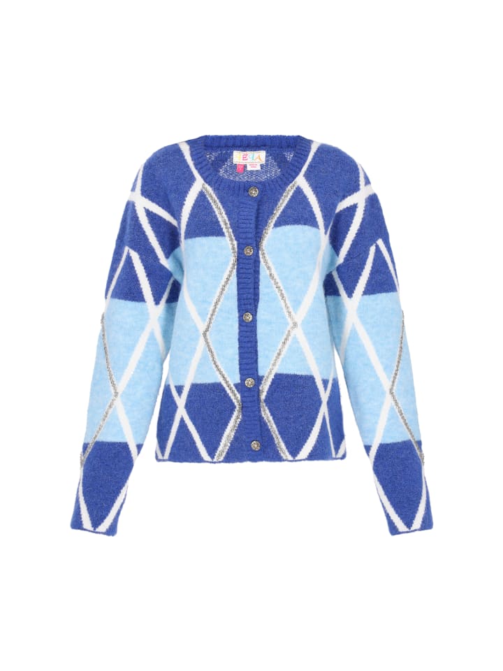 

Женский кардиган темно-синего цвета IZIA