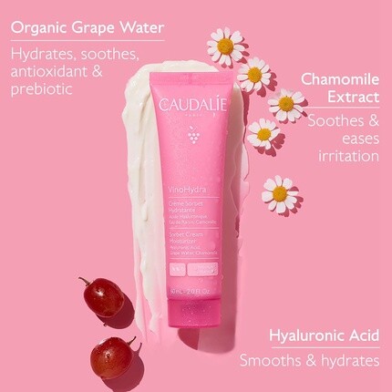 Крем для лица Caudalie — VinoHydra Sorbet -увлажняющий с гиалуроновой кислотой — фото 3