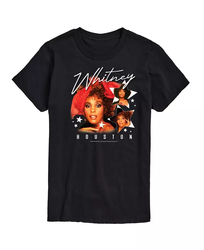 

Мужская футболка с коротким рукавом Whitney Houston AIRWAVES, черный
