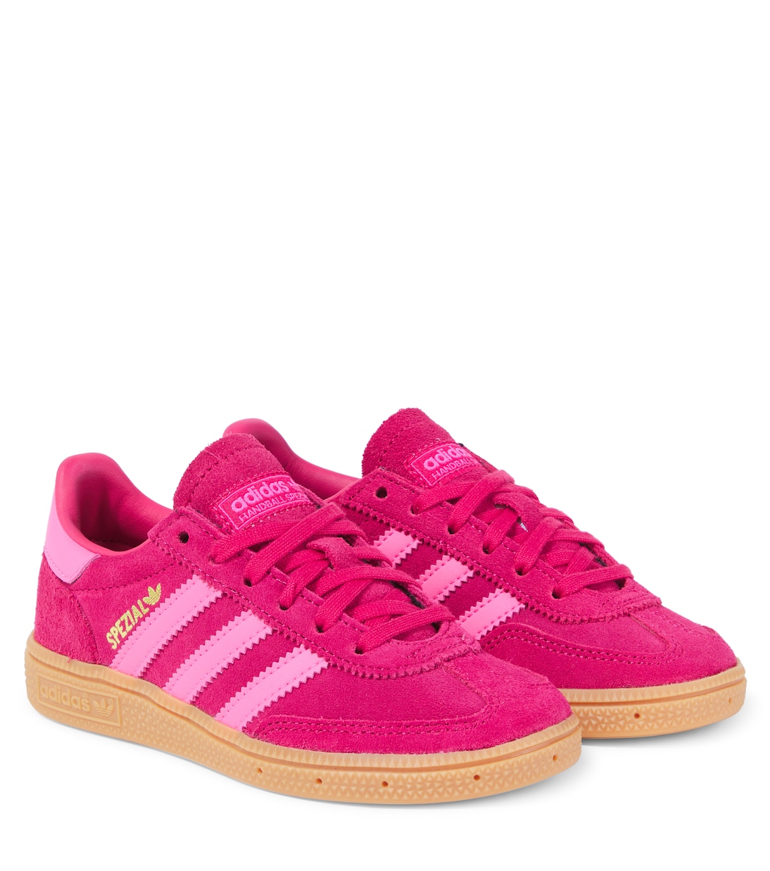 

Кроссовки Handball Spezial из замши Adidas Originals Kids, Ruby Red/Lucid Pink/Gum 2