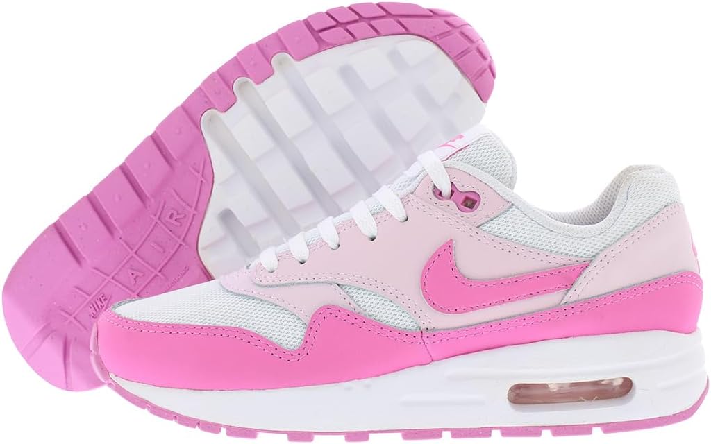 

Кроссовки Nike Air Max 1 для мальчиков, белый/розовый/розовый