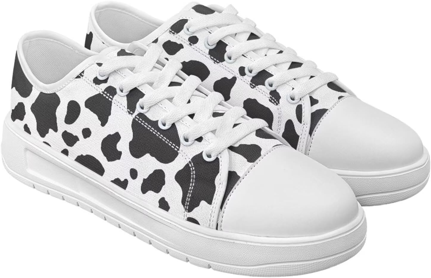 

Летние повседневные кроссовки для женщин и мужчин Fonplted, модные взрослые тканевые туфли с флаговым узором, Cow Print