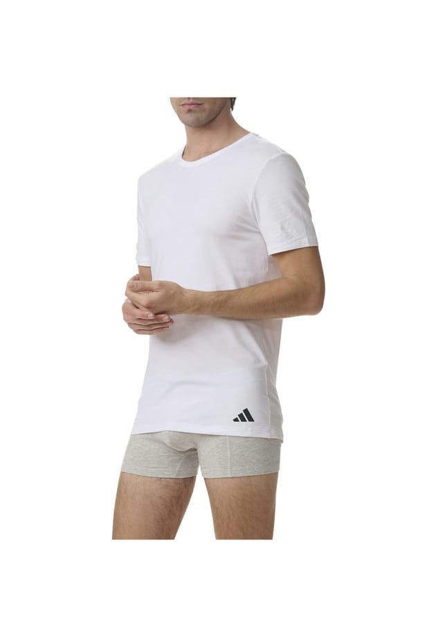 Футболка Active Flex из хлопка быстросохнущая упаковка из 2 шт. Adidas, белый — фото 3