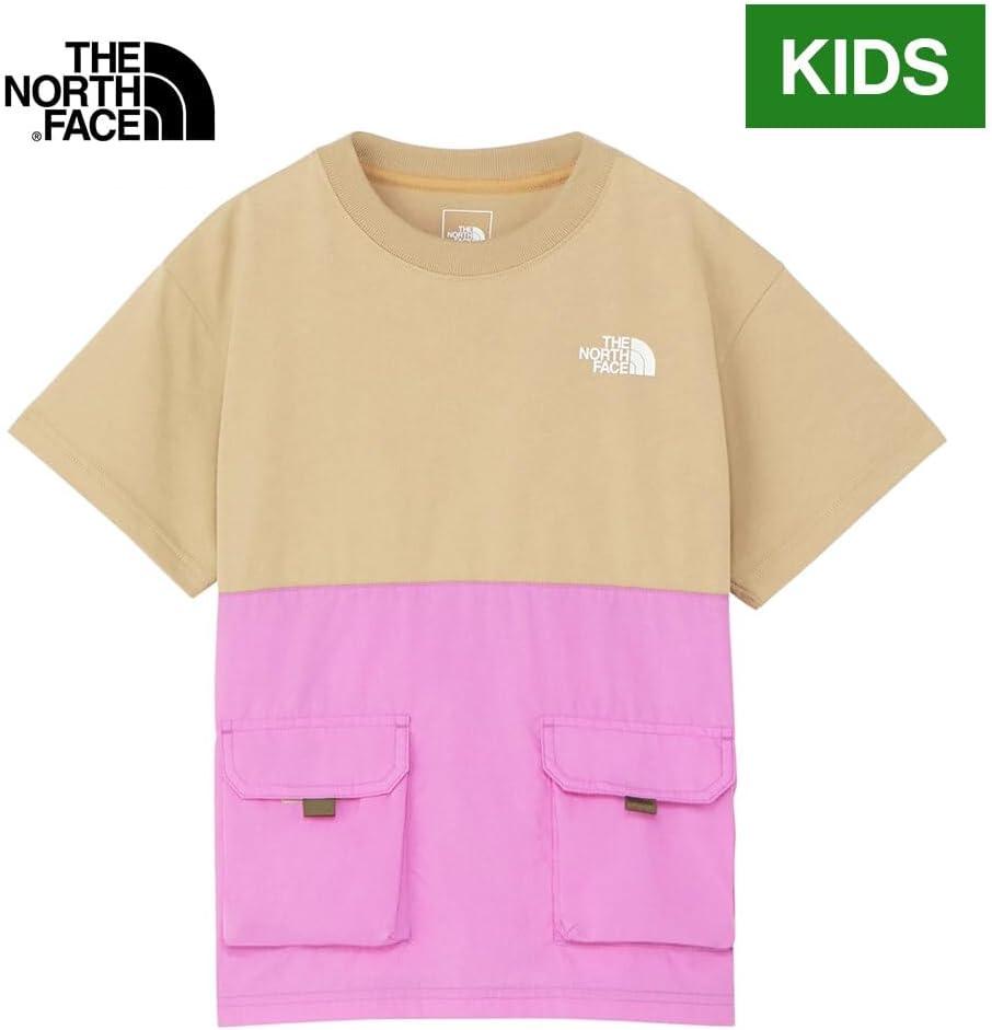 Детская футболка с коротким рукавом THE NORTH FACE, футболка для приключений, унисекс, NTJ32433, фиолетовый — фото 4