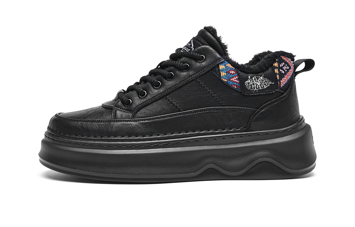 

HLA Кроссовки для скейтбординга мужские низкие Earth Yellow, Brown, Black