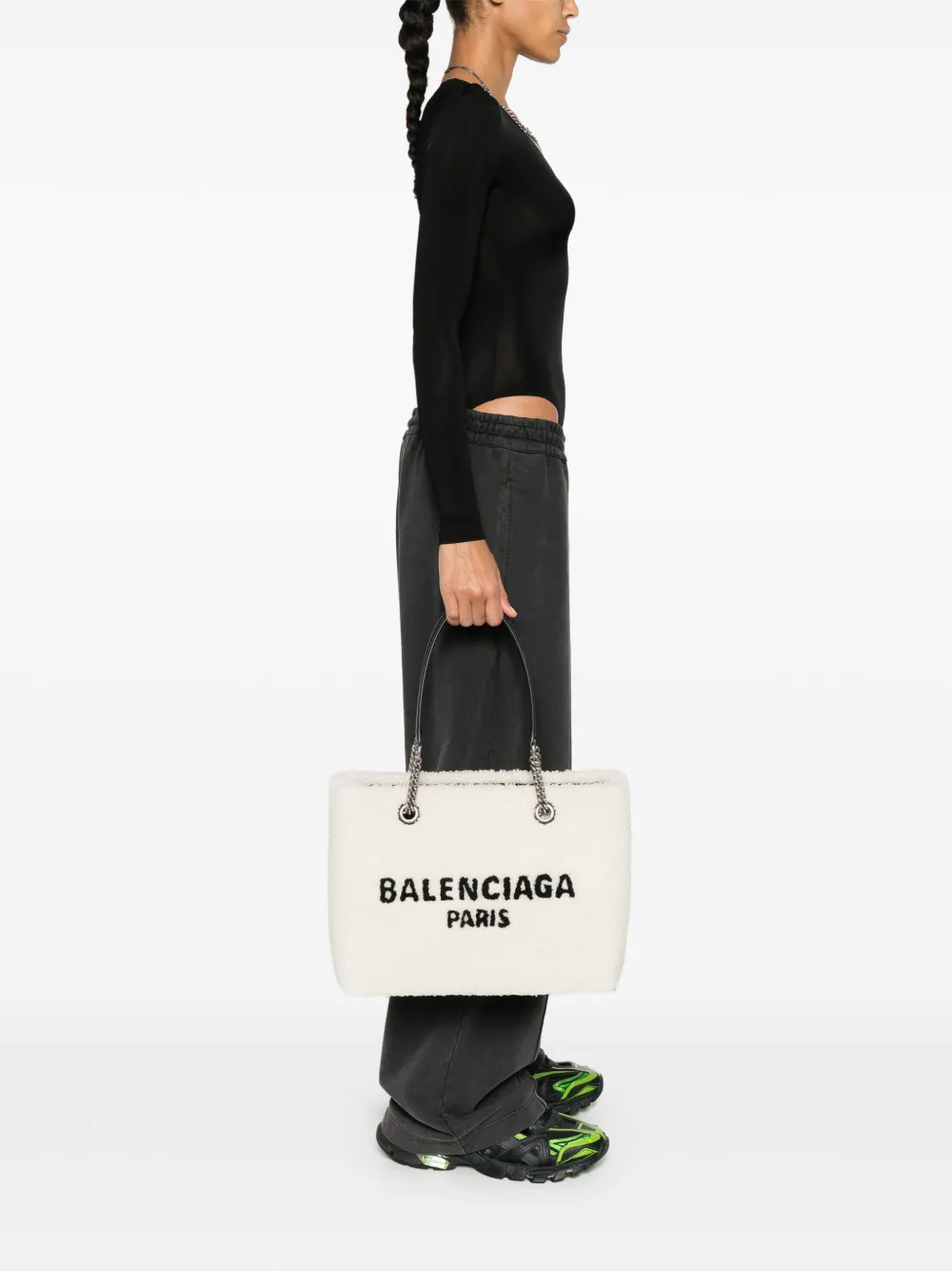 Сумка-тоут Duty Free среднего размера BALENCIAGA, нейтральный — фото 2
