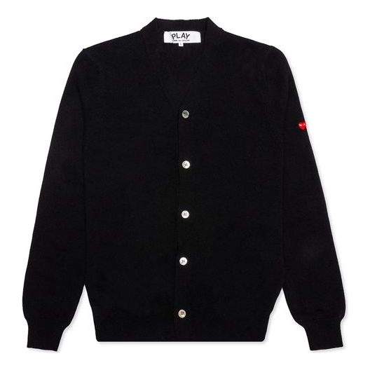

Кардиган COMME des GARCONS PLAY Small Heart Cardigan 'Black' AZ-N042-051-1, черный