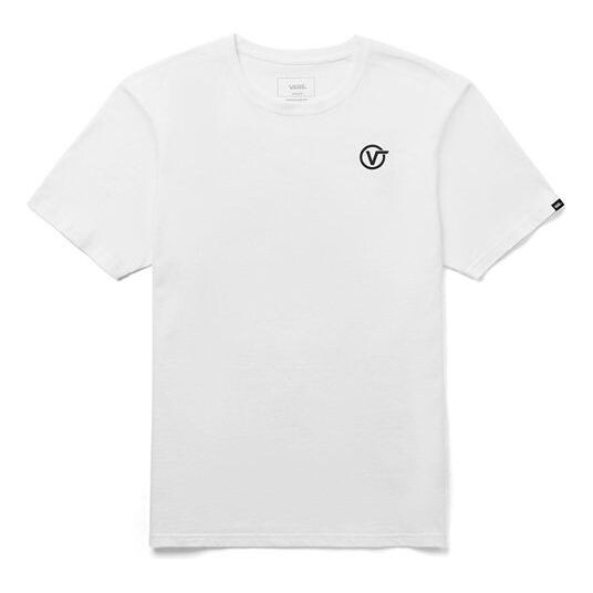

Футболка men's casual sports round neck short sleeve white Vans, белый