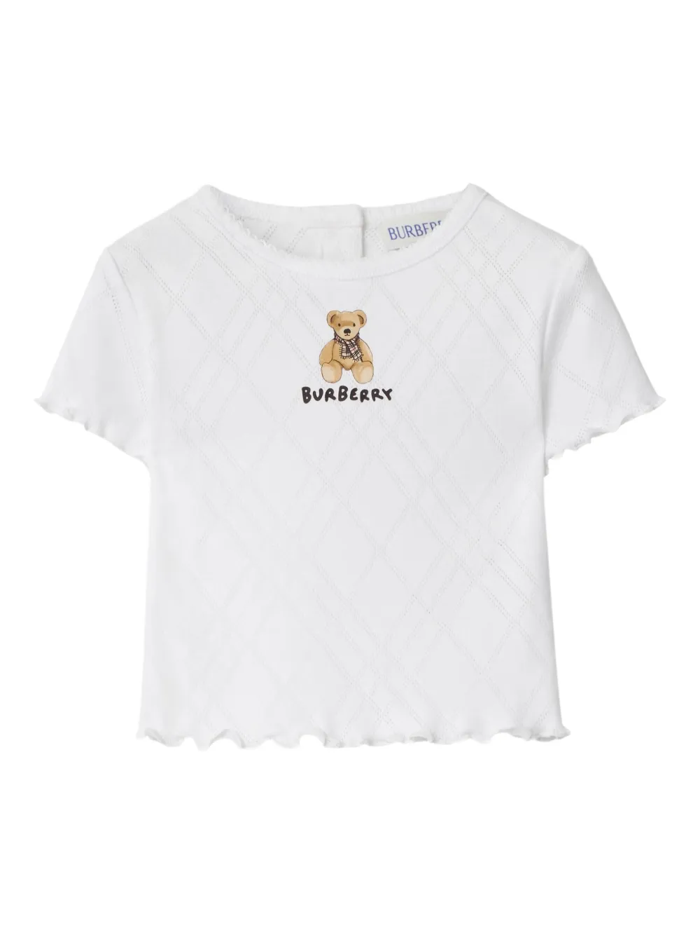

Футболка с принтом Thomas Bear BURBERRY KIDS, белый