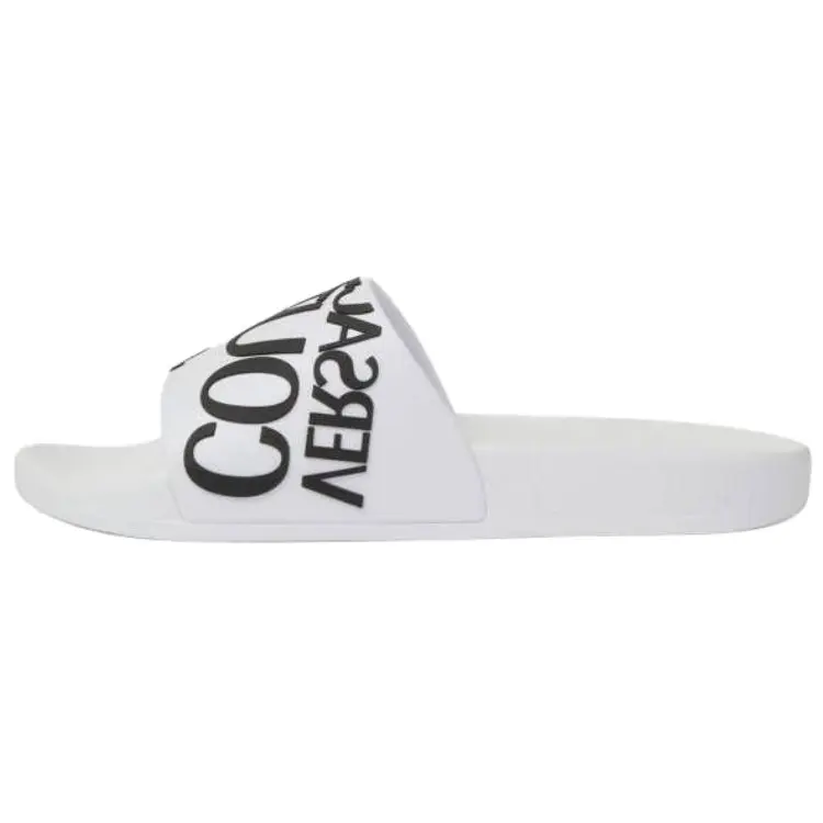 

VERSACE JEANS COUTURE Тапочки-слайды мужские белые