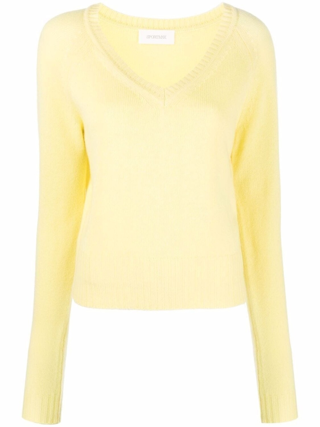 

Sportmax джемпер с длинными рукавами, желтый