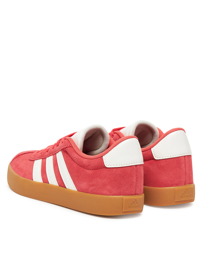Кроссовки Vl Court 3.0 K JR2214 Adidas, красный — фото 3